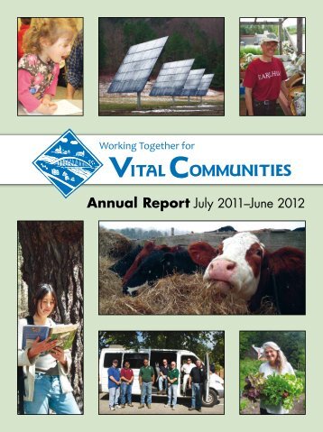 Annual Report July 2011–June 2012 - Vital Communities