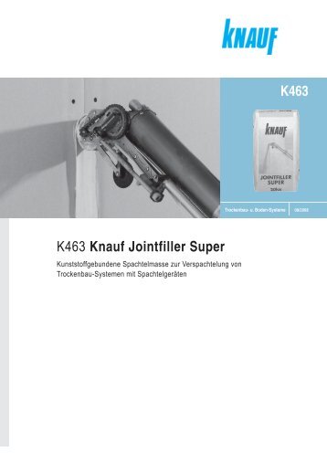 K463 Knauf Jointfiller Super K463