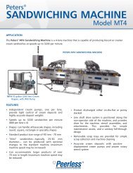 Sandwiching Machine Model MT4 .pdf - Peerless Food Equipment