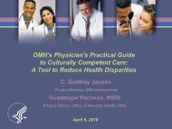 OMH's Physician's Practical Guide to Culturally Competent Care: A ...
