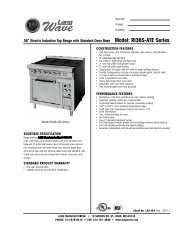 Microbakery, (Oven, Cabinet, Proofer), Electric - Lang World