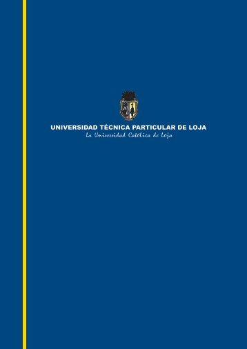 comunicado INGLÉS - Universidad Técnica Particular de Loja