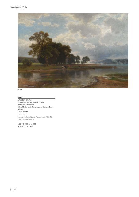 Gemälde des 19. Jahrhunderts - Koller Auktionen