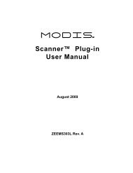 MODIS Scanner User Manual