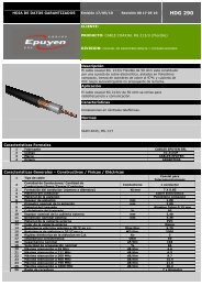 HDG-290- Coaxial RG 213-U Flexible - Cables Epuyen SRL