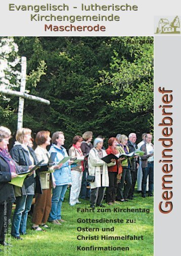 Gemeindebrief März 2009-Mai 2009 Internet 1 - Kirche Mascherode