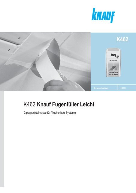 K462 Knauf Fugenfüller Leicht