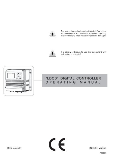 Operating manual for LDCD - A.T.A. srl