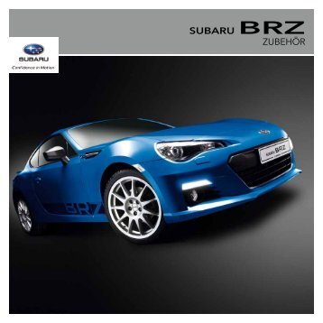 Subaru BRZ Zubehör Prospekt