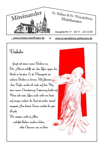 PDF-Pfarrbrief Nr.17 - Sankt Wendelinus Zellhausen