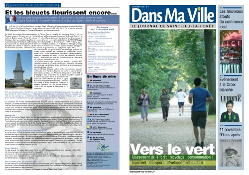 Magazine de novembre 2008 - Saint-Leu-La-ForÃªt