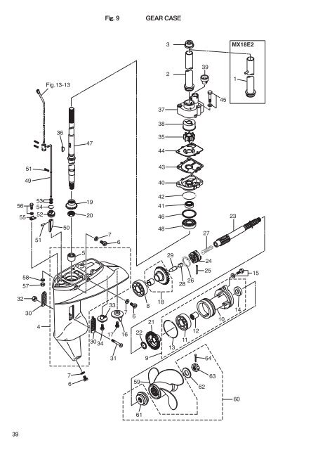 MX18E2 M 9.9D2 15D2 18E2 - Tohatsu