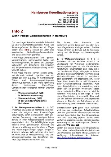Info 2 - Hamburger Koordinationsstelle für Wohn-Pflege ...
