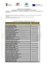 Listado admitidos al proceso de selecciÃ³n, curso del poniente.