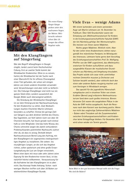 magazin - Windsbacher Knabenchor