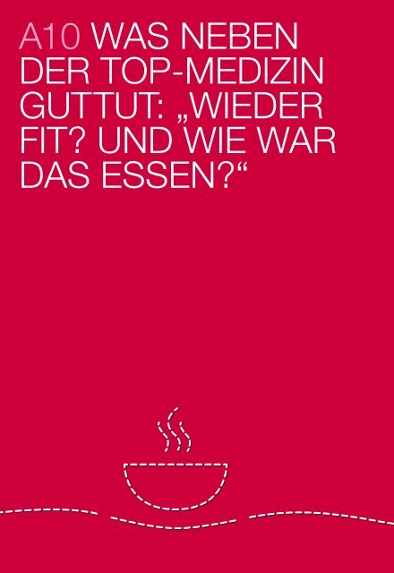 Qualitätsbericht 2010: Facharztklinik Hamburg