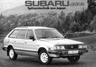 Technische Daten (pdf) - Subaru