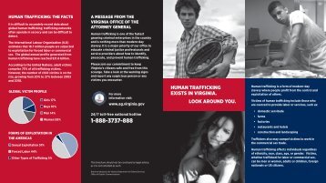 Human Trafficking Pamphlet - Office of the Attorney General