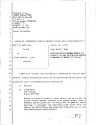 Defendant's Revised Notice of Intent to Call Witnesses and to ...