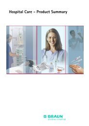Hospital Care - Product Summary Hospital Care ... - info[a]bbraun.ee