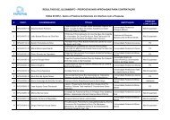 RESULTADO DE JULGAMENTO - PROPOSTAS NÃO ... - Fapemig