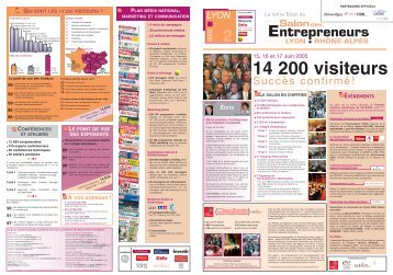 Mise en page 1 - Salon des Entrepreneurs Lyon RhÃ´ne-Alpes