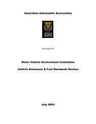 (MVEC) Vehicle Emissions and Fuel Standards Review - Australian ...