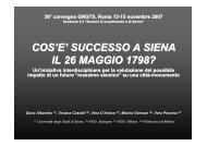 COS'E' SUCCESSO A SIENA IL 26 MAGGIO 1798? Un ... - Ogs