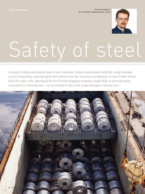 Safety of steel transports - Extranet