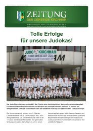 Tolle Erfolge für unsere Judokas! - Gemeinde Kirchham