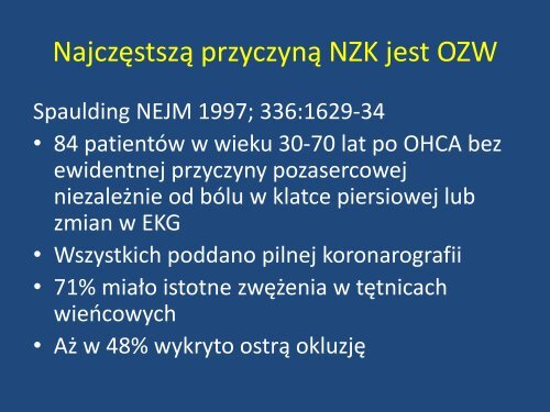 NZK i PCI - 10 lat doÅwiadczeÅ oraz kryteria przyjmowania ...