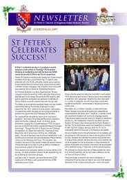 St Peter's Celebrates Success! - St Peter's Church of England Aided ...