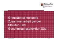 PrÃ¤sentation - Struktur- und Genehmigungsdirektion SÃ¼d - in ...