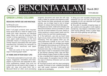 PENCINTA ALAM - Malaysian Nature Society