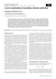 A new examination of secondary electron yield data - ResearchGate