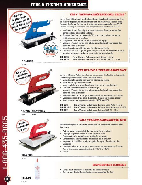 outils d'installation - Roberts Consolidated