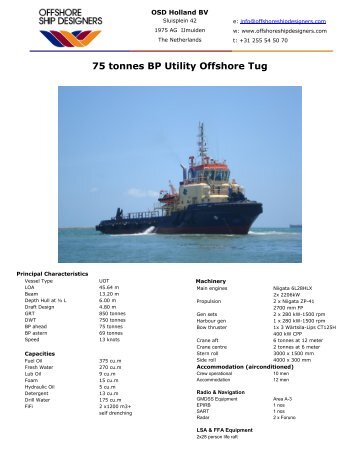 75 tonnes BP UOT Svitzer Forti and Svitzer Brani - Offshore Ship ...