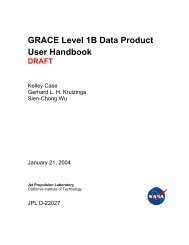 GRACE Level 1B Data Product User Handbook - CNES/CLS ...