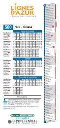 TÃ©lÃ©charger la fiche horaire de la ligne - Lignes d'azur