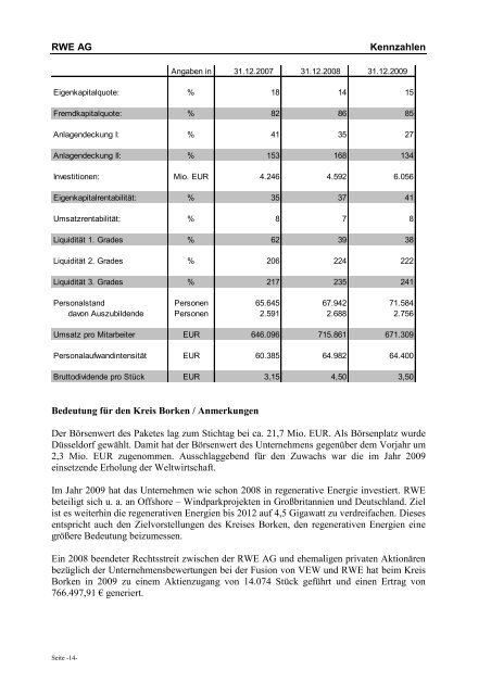 Beteiligungsbericht des Kreises Borken - Kreis Borken