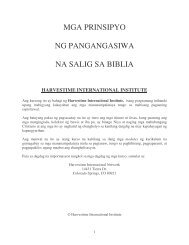 Mga Prinsipyo Ng Pangangasiwa Salig Sa Biblia