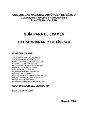 GuÃ­a para examen extraordinario de fÃ­sica II - CCH Naucalpan ...