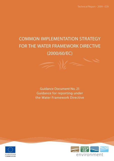 Guidance for reporting under the WFD - CIRCABC - Europa