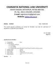 E-mail - Chanakya National Law University