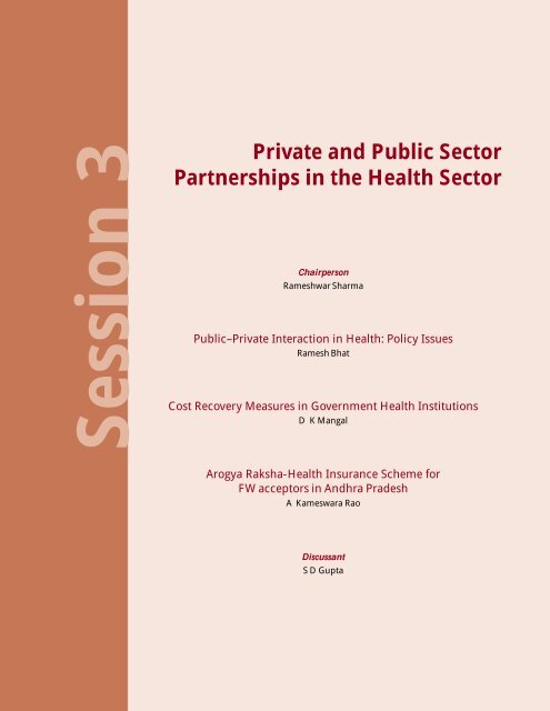 Health Policy Issues and Health Programmes in ... - Amazon S3