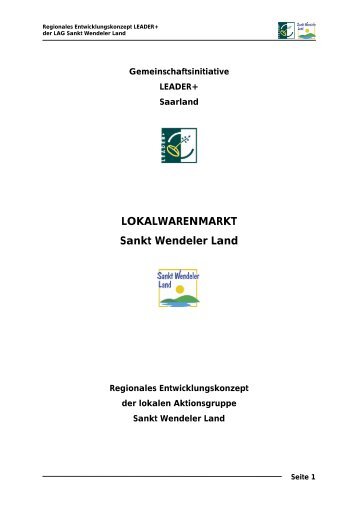 LOKALWARENMARKT Sankt Wendeler Land - Kulani.de