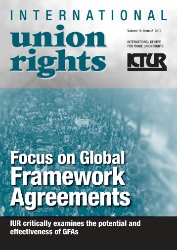 Global Framework Agreements - International Centre for Trade ...