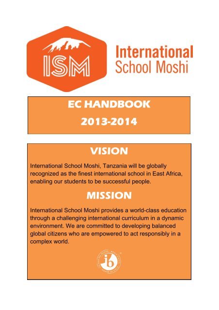 Primary Handbook - International School Moshi