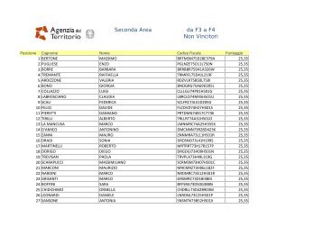 2Area F3 F4 NonVincitori - Agenzie Fiscali