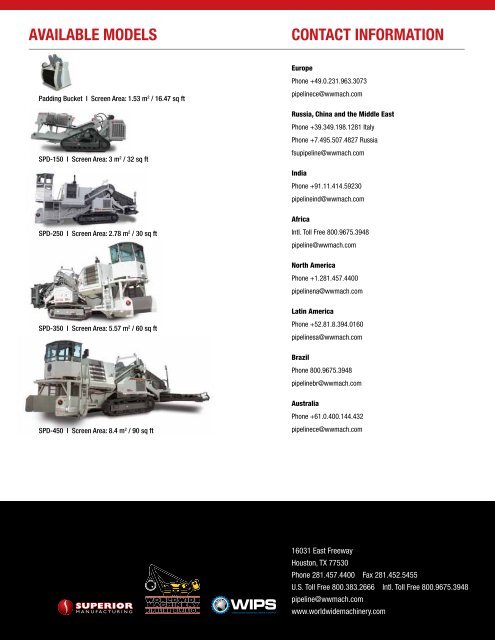 SPD-450 Padding Machine - Worldwide Machinery